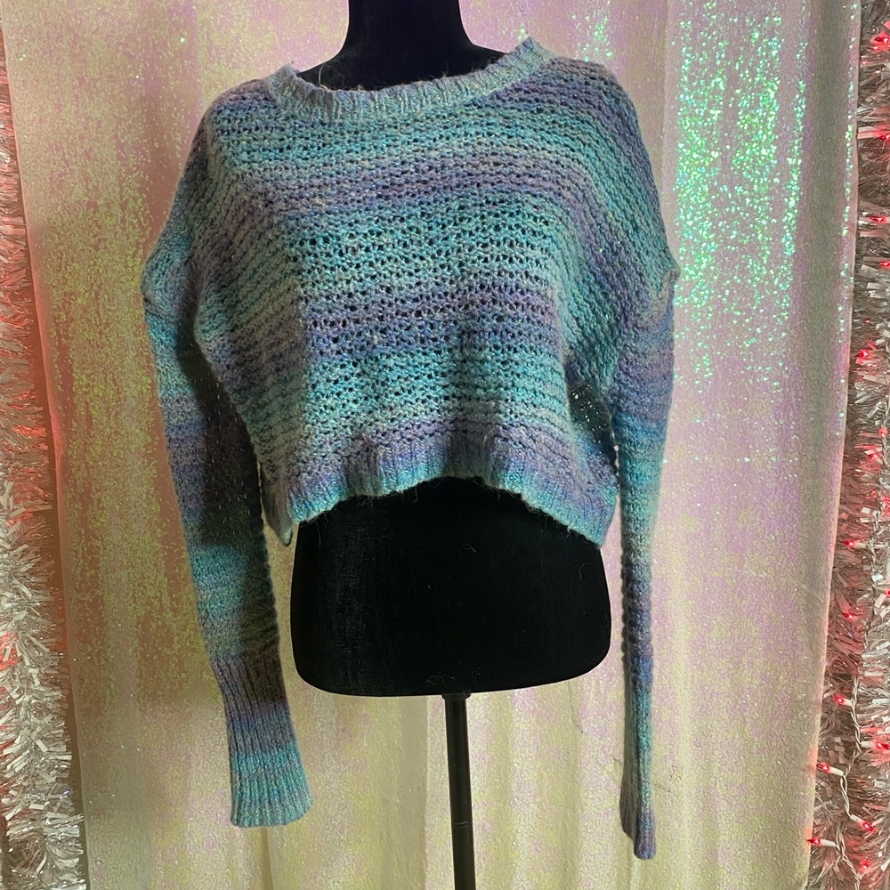 Urban outfitters pastel crop sweater